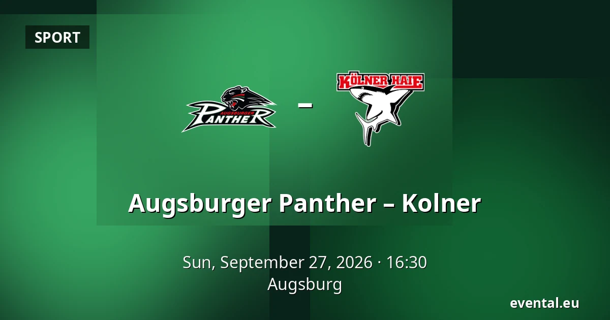 Augsburger Panther – Kolner — Augsburg
