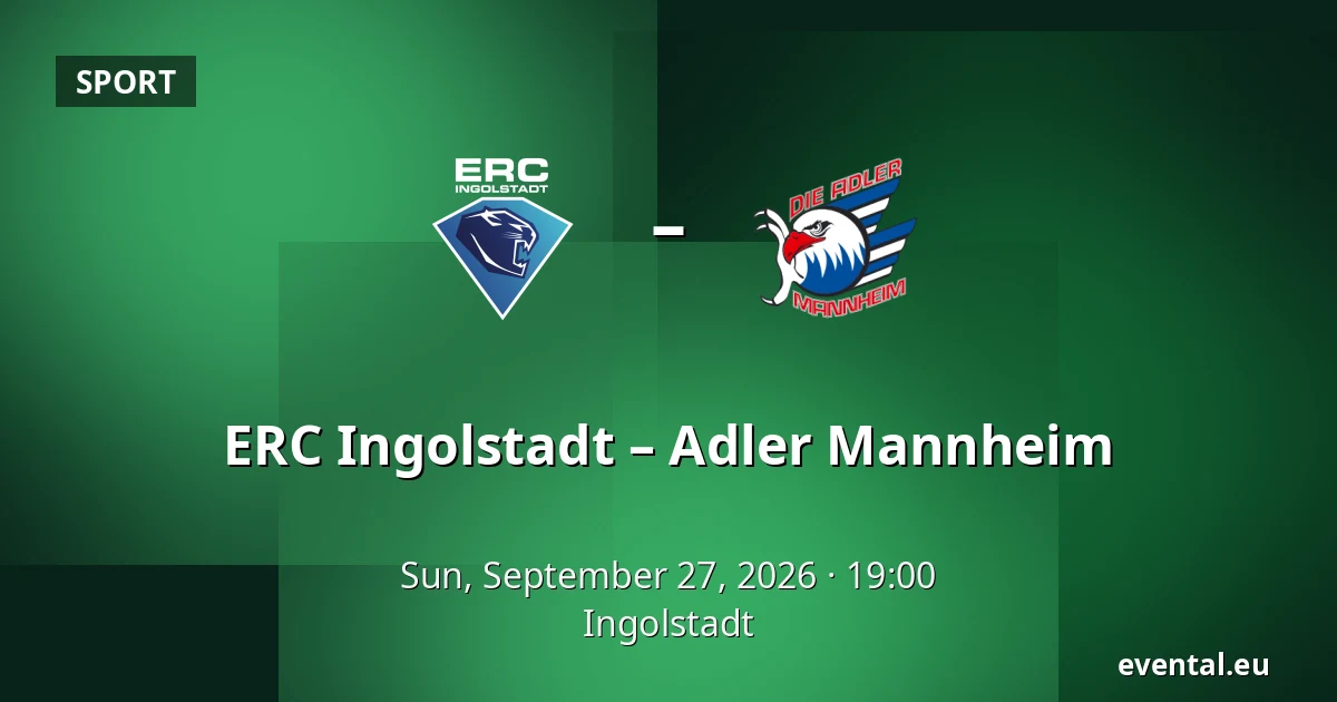 ERC Ingolstadt – Adler Mannheim — Ingolstadt