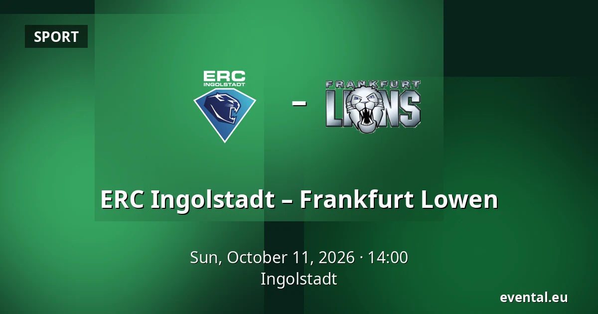 ERC Ingolstadt – Frankfurt Lowen — Ingolstadt