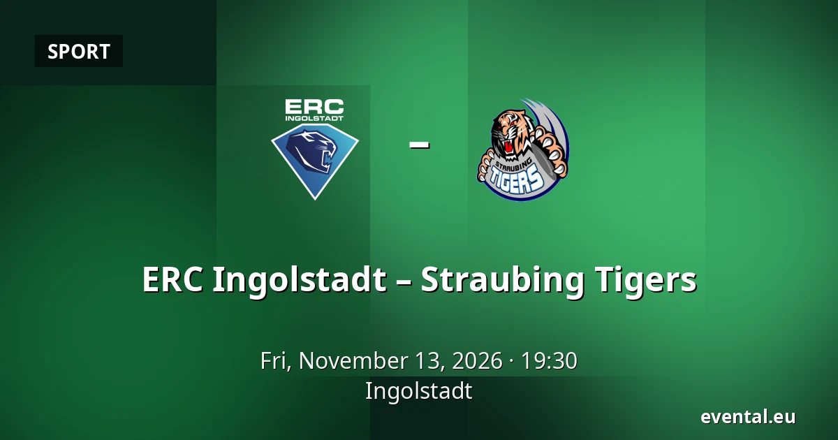 ERC Ingolstadt – Straubing Tigers — Ingolstadt