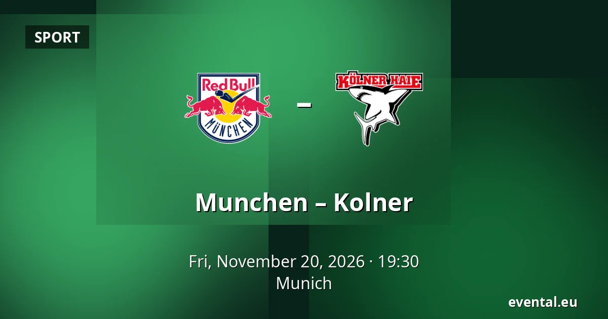 Munchen – Kolner — Munich