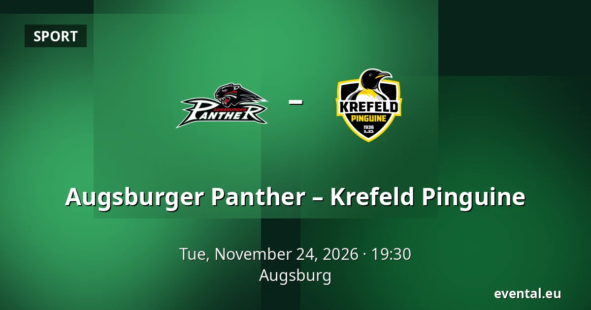 Augsburger Panther – Krefeld Pinguine — Augsburg