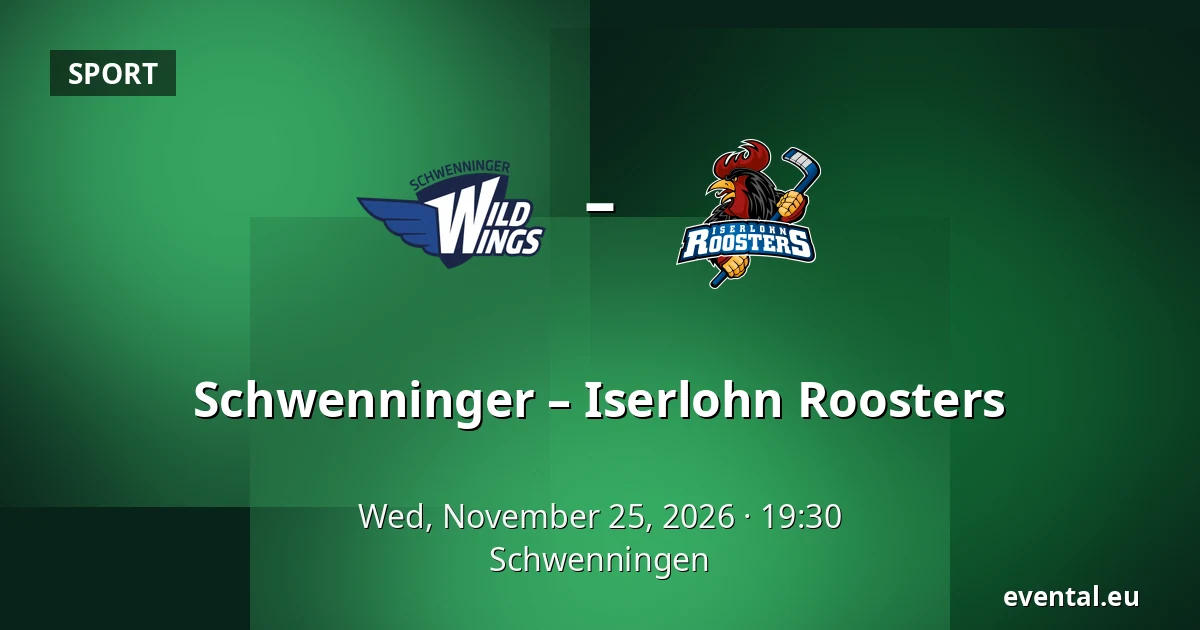 Schwenninger – Iserlohn Roosters — Schwenningen