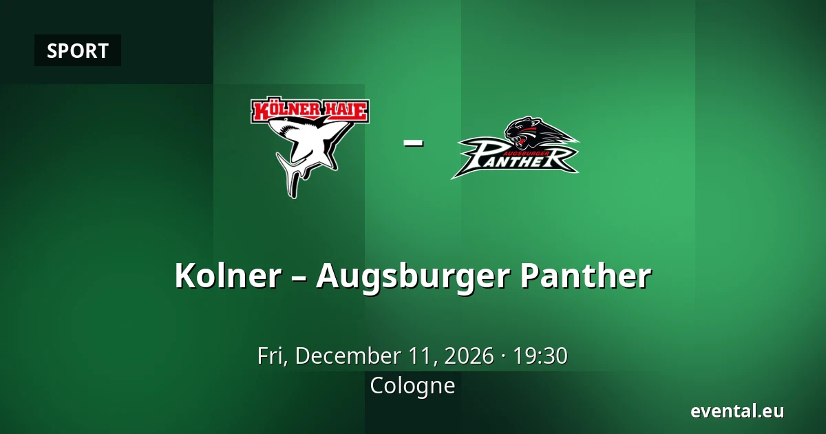 Kolner – Augsburger Panther — Cologne