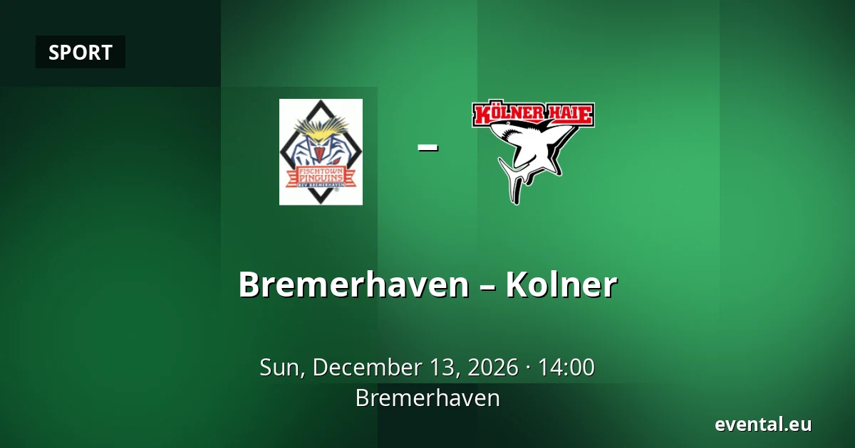 Bremerhaven – Kolner — Bremerhaven