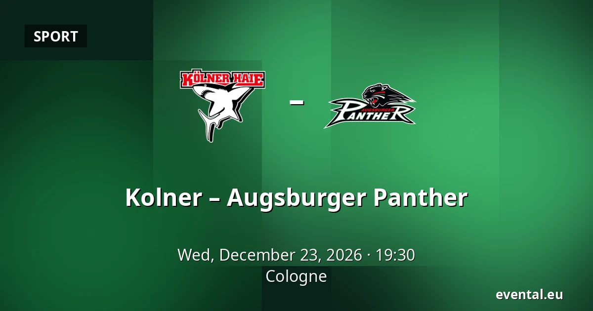 Kolner – Augsburger Panther — Cologne