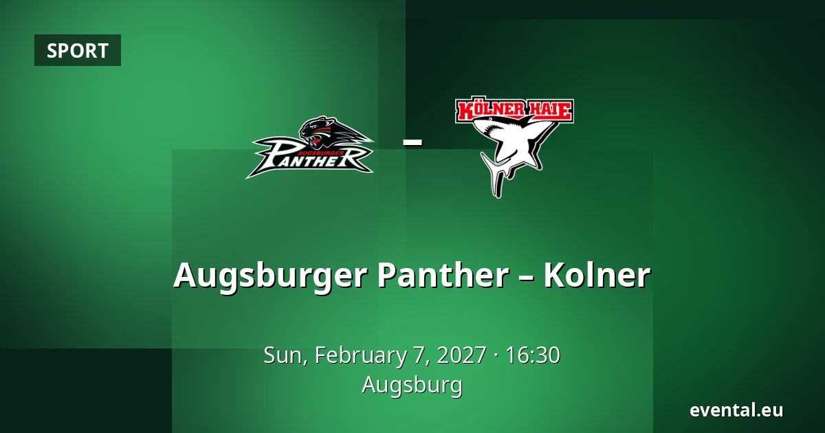 Augsburger Panther – Kolner — Augsburg