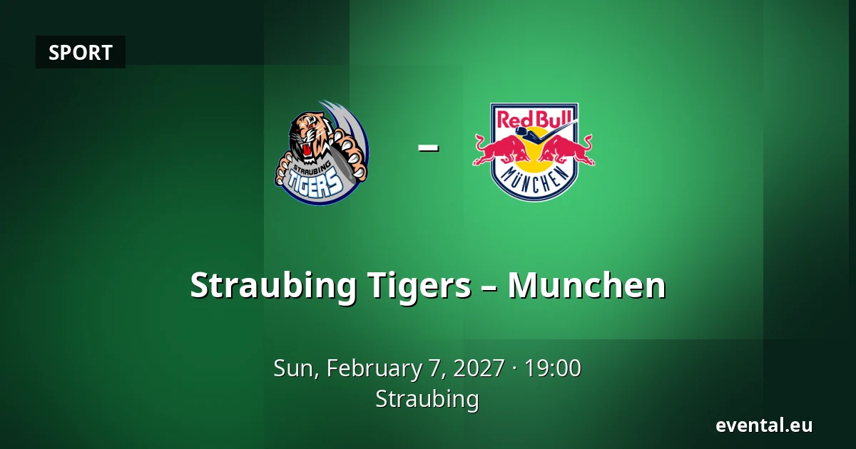 Straubing Tigers – Munchen — Straubing