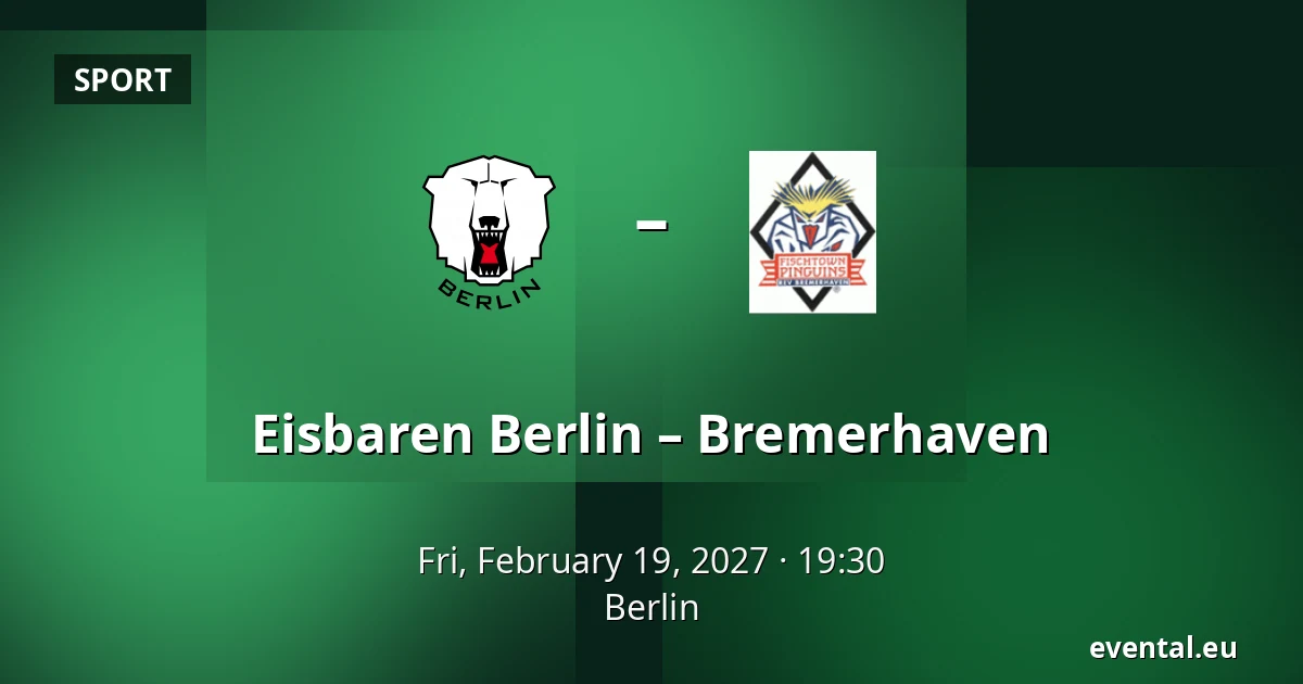 Eisbaren Berlin – Bremerhaven — Berlin