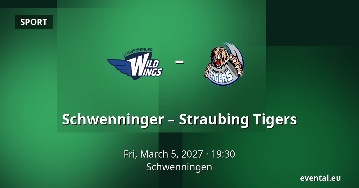 Schwenninger – Straubing Tigers — Schwenningen