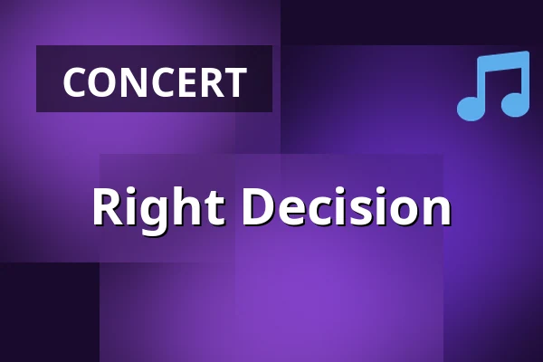 Right Decision — Jahnhalle, Nordenham