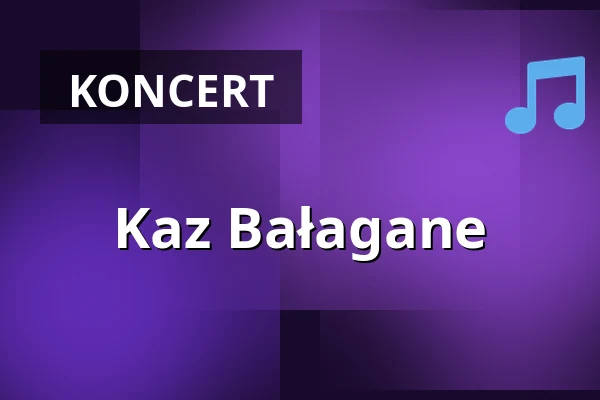 Kaz Bałagane — Klub B90, Gdańsk