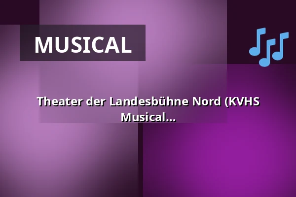 Theater der Landesbühne Nord (KVHS Aurich-Norden) - Der große Gatsby - Das Musical — Theatersaal der Oberschule, Norden