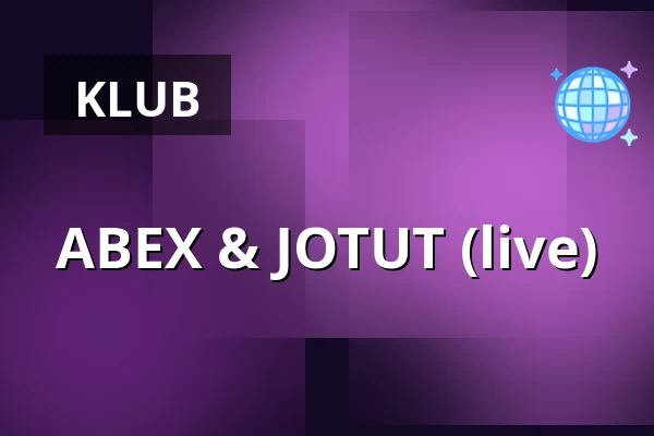 ABEX & JOTUT (live) — Noce KRK, Kraków