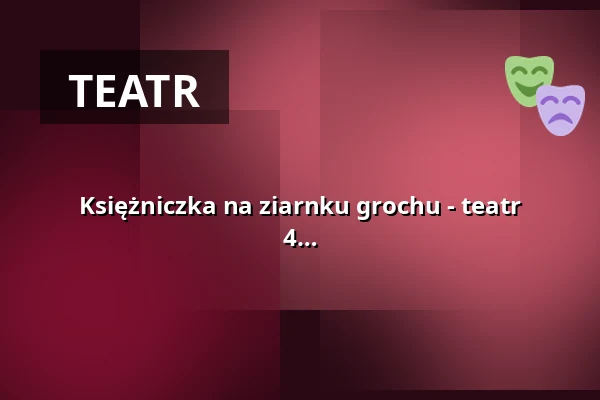 Księżniczka na ziarnku grochu - teatr baśniowy Johannesa Galliego dla dzieci od 4 lat — Galli Theater Erfurt, Erfurt