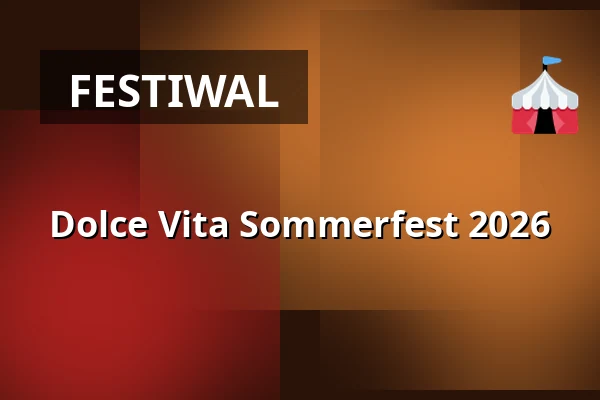 Dolce Vita Sommerfest 2026 — L´Osteria, Münster