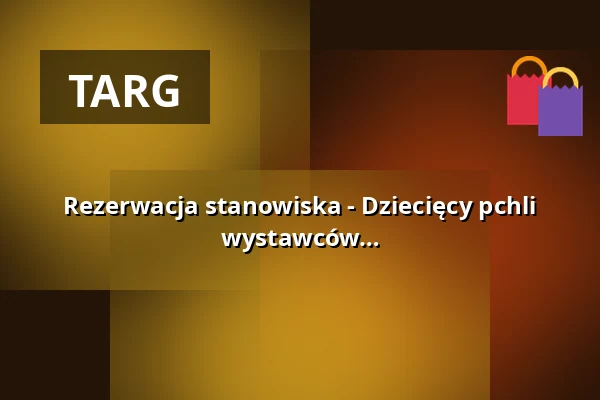 Rezerwacja stanowiska - Dziecięcy pchli targ w Wandelhalle - Rezerwacja dla wystawców — Wandelhalle Bad Zwischenahn, Bad Zwischenahn