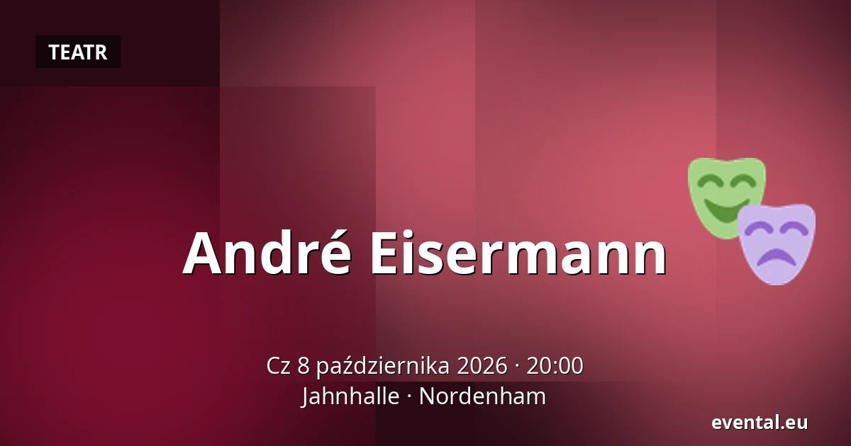 André Eisermann — Jahnhalle, Nordenham