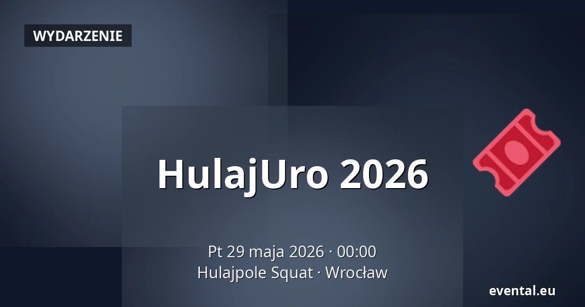 HulajUro 2026 — Hulajpole Squat, Wrocław