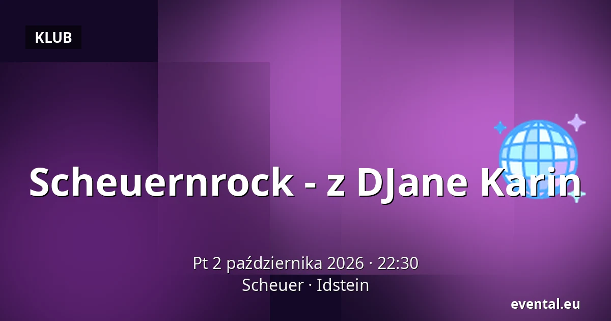 Scheuernrock - z DJane Karin — Scheuer, Idstein