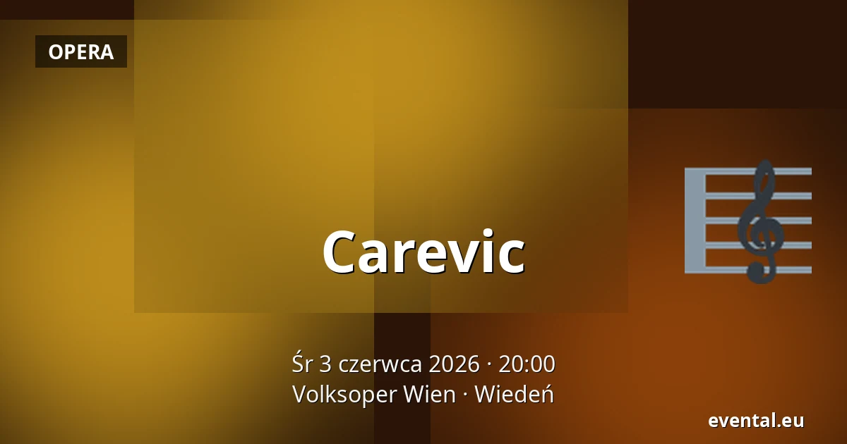 Carevic — Volksoper Wien, Wiedeń