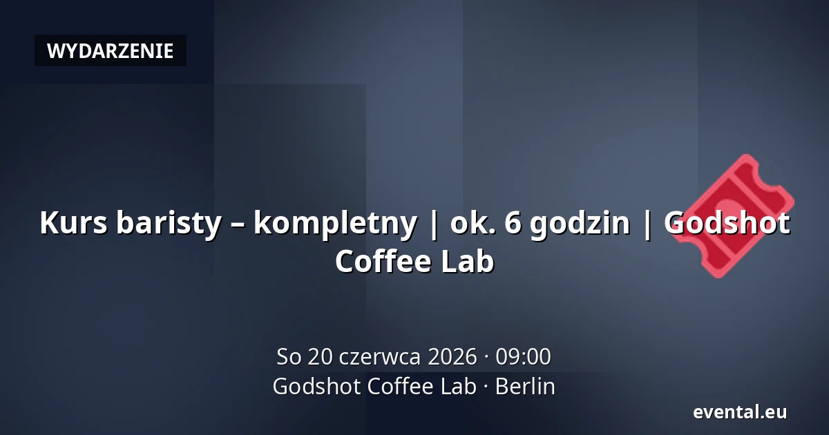 Kurs baristy – kompletny | ok. 6 godzin | Godshot Coffee Lab — Godshot Coffee Lab, Berlin
