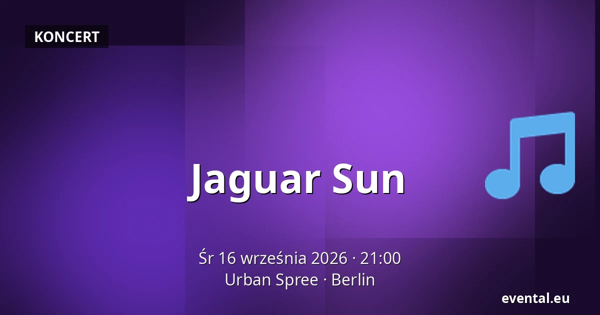 Jaguar Sun — Urban Spree, Berlin