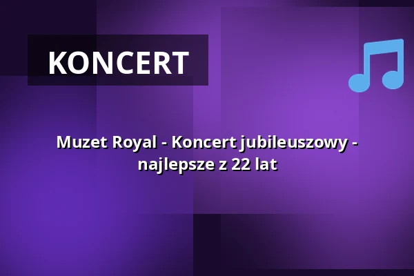 Muzet Royal - Koncert jubileuszowy - najlepsze z 22 lat — ufaFabrik, Berlin