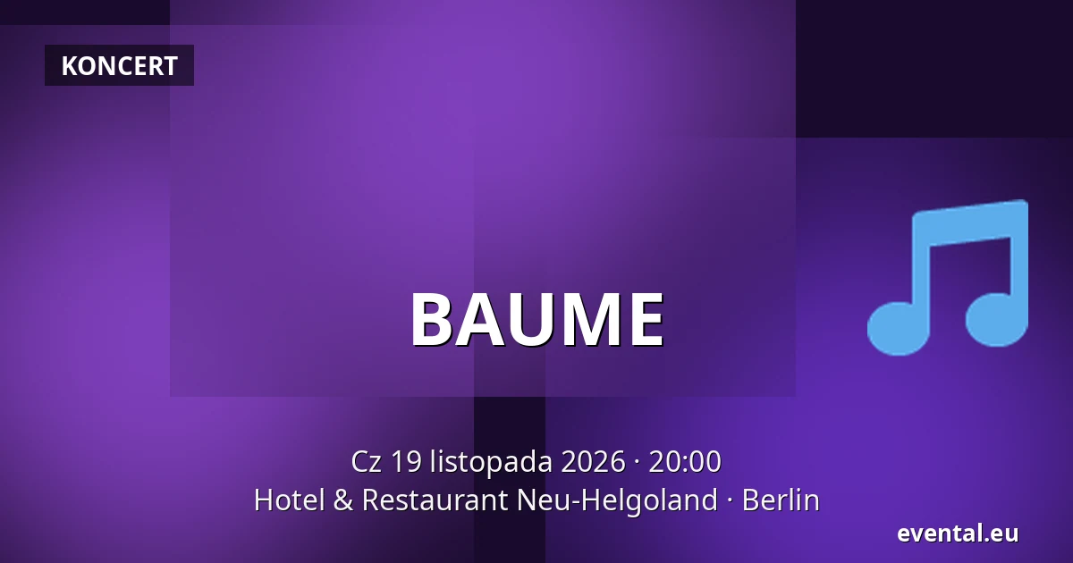 BAUME — Hotel & Restaurant Neu-Helgoland, Berlin