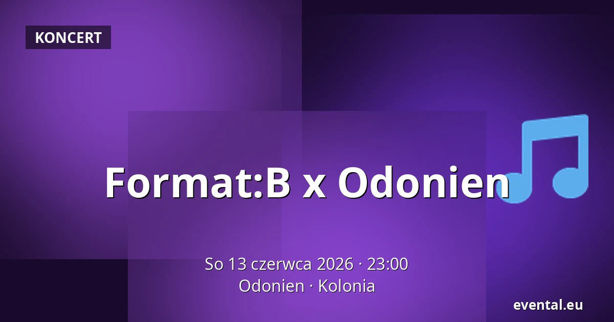 Format:B x Odonien — Odonien, Kolonia