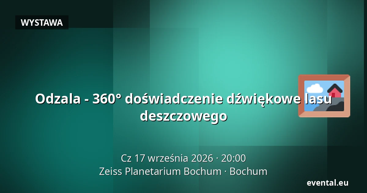 Odzala - 360° doświadczenie dźwiękowe lasu deszczowego — Zeiss Planetarium Bochum, Bochum
