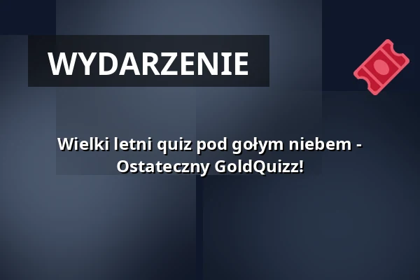 Wielki letni quiz pod gołym niebem - Ostateczny GoldQuizz! — VierLinden Open-Air, Düsseldorf