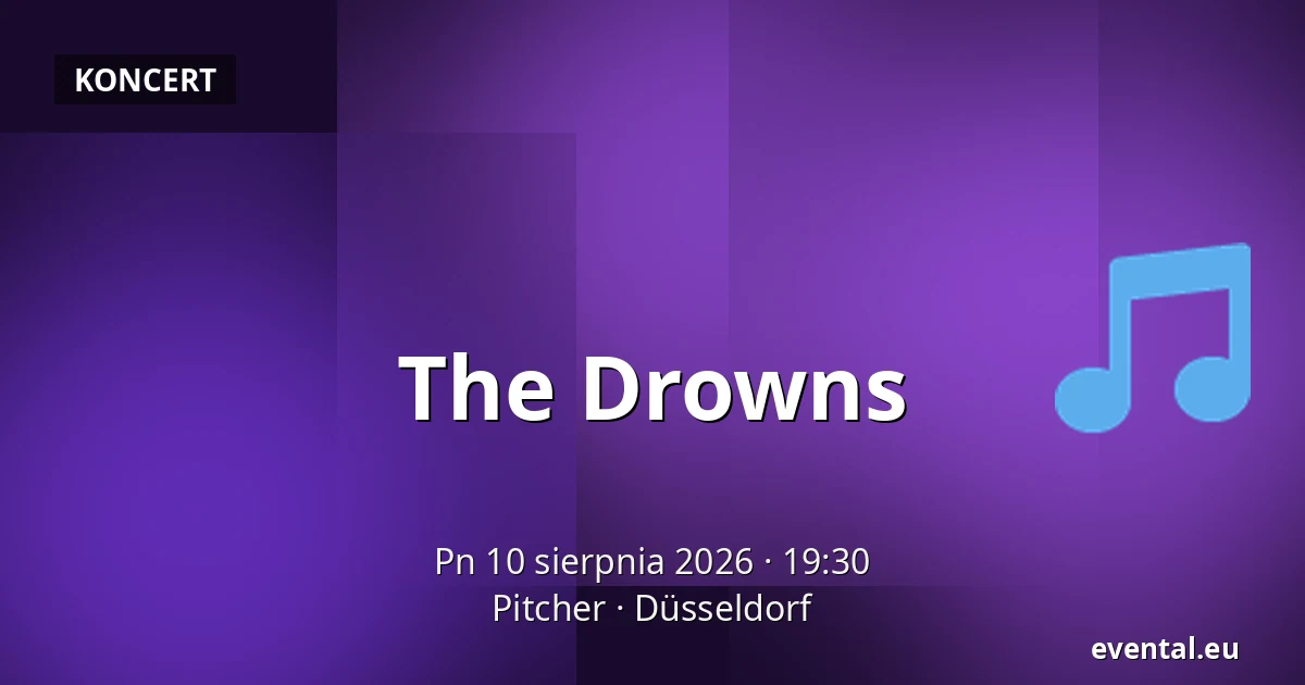 The Drowns — Pitcher, Düsseldorf