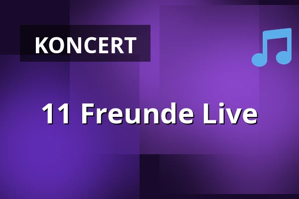 11 Freunde Live — zakk Club, Düsseldorf