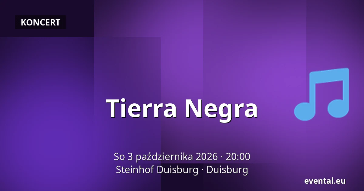 Tierra Negra — Steinhof Duisburg, Duisburg