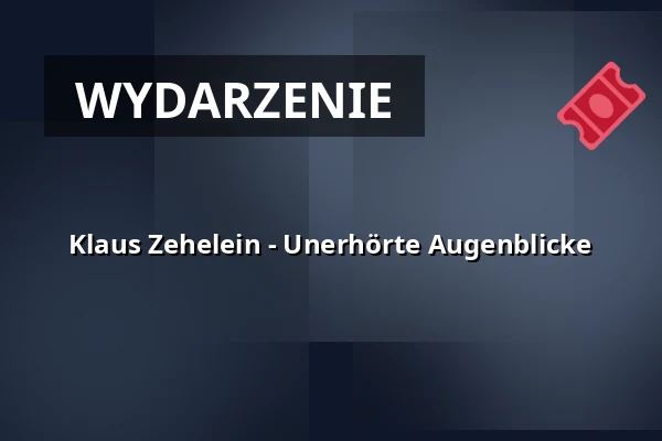 Klaus Zehelein - Unerhörte Augenblicke — Oper Frankfurt Main, Frankfurt nad Menem