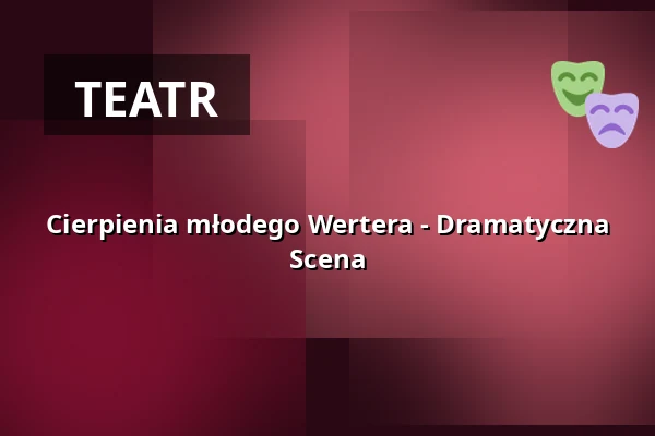 Cierpienia młodego Wertera - Dramatyczna Scena — Grüneburgpark, Frankfurt nad Menem