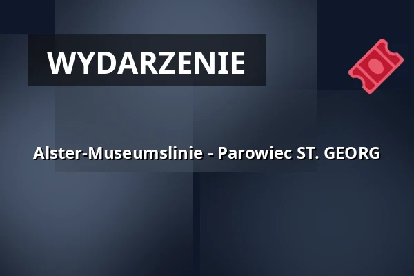 Alster-Museumslinie - Parowiec ST. GEORG — Dampfschiff ST.GEORG, Hamburg