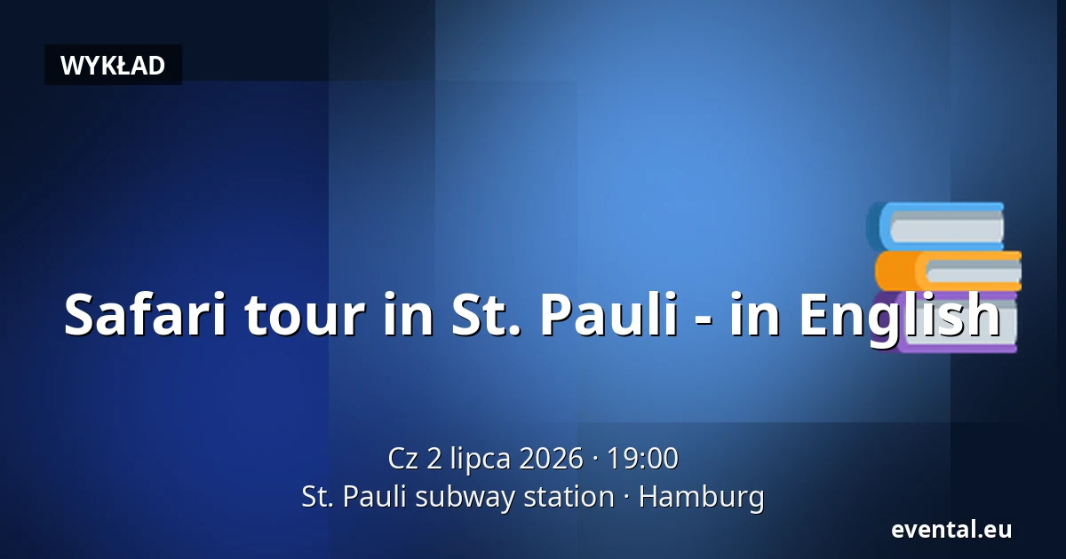 Safari tour in St. Pauli - in English — St. Pauli subway station, Hamburg