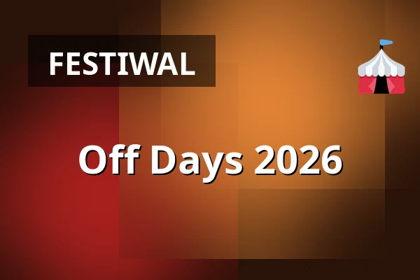 Off Days 2026 — Georg Elser Halle, Hamburg