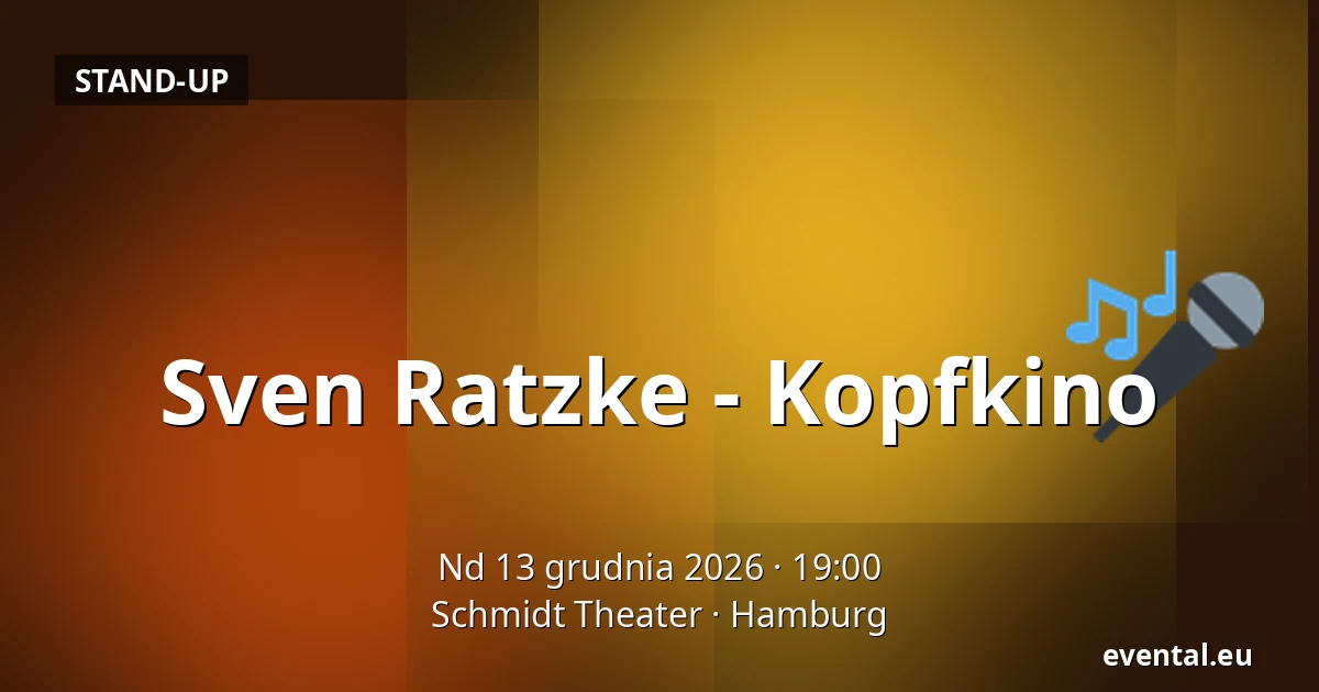 Sven Ratzke - Kopfkino — Schmidt Theater, Hamburg