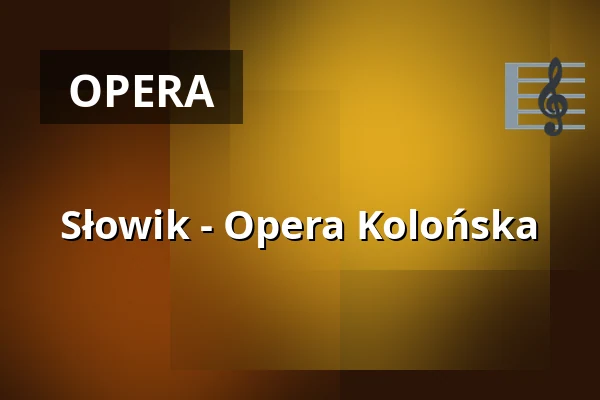 Słowik - Opera Kolońska — Kinderoper, Kolonia
