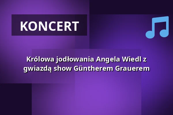 Królowa jodłowania Angela Wiedl z gwiazdą show Güntherem Grauerem — Georg Maiers Iberl Bühne, Monachium