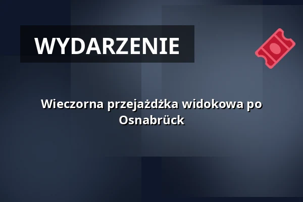 Wieczorna przejażdżka widokowa po Osnabrück — Haltestelle Lortzingstraße / Ecke Domhof Osnabrück, Osnabrück