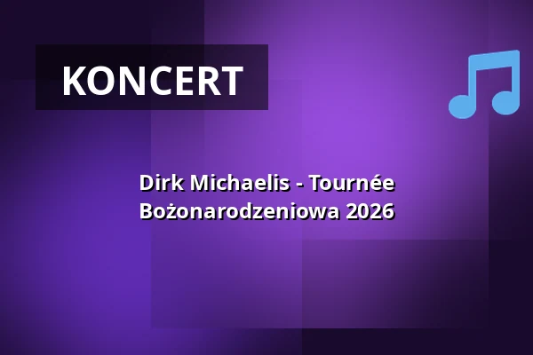 Dirk Michaelis - Trasa Bożonarodzeniowa 2026 — Waschhaus Potsdam, Potsdam