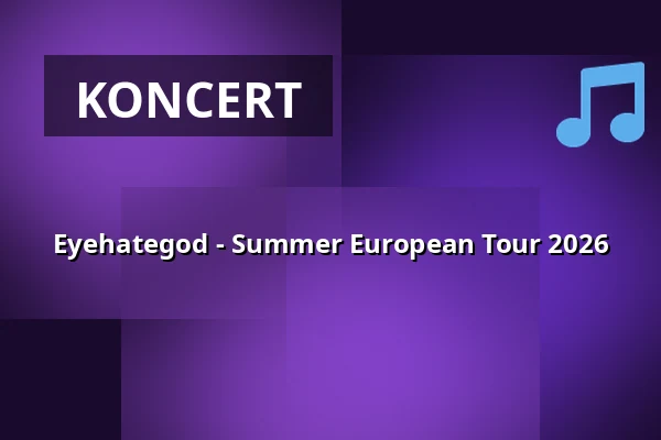 Eyehategod - Summer European Tour 2026 — Peter-Weiss-Haus, Rostock