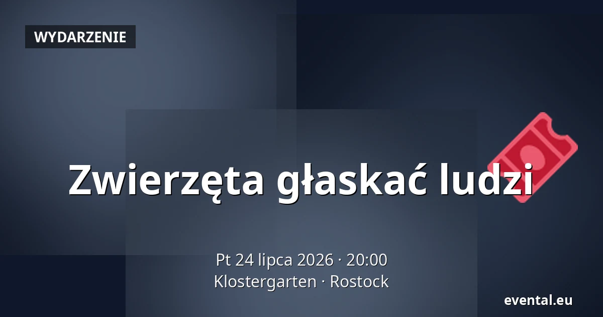 Zwierzęta głaskać ludzi — Klostergarten, Rostock