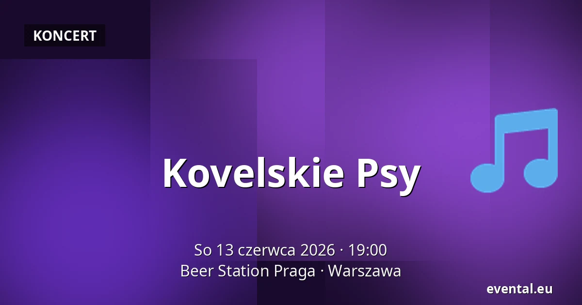 Kovelskie Psy — Beer Station Praga, Warszawa