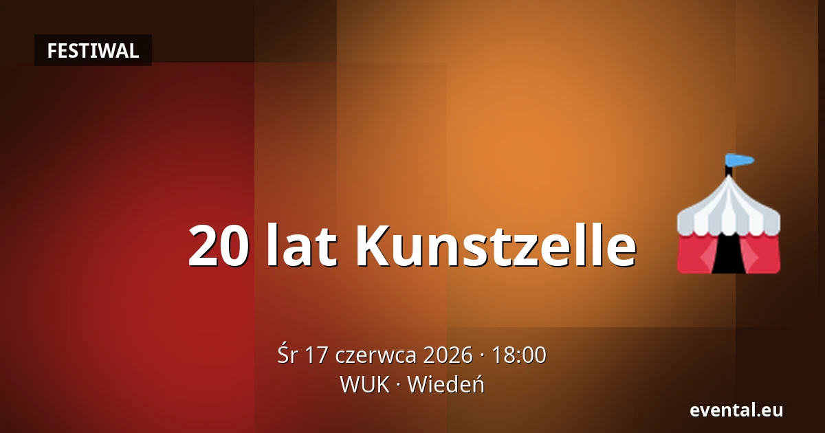 20 lat Kunstzelle — WUK, Wiedeń