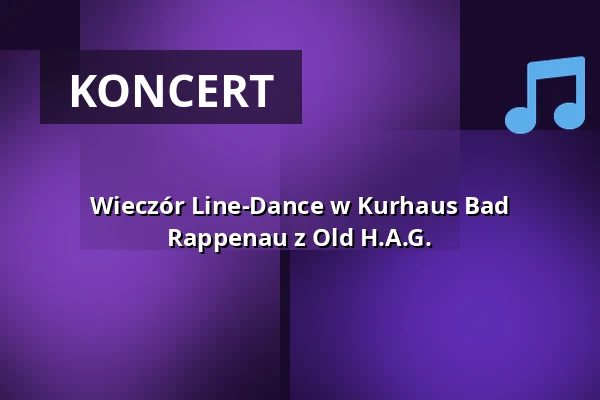 Wieczór Line-Dance w Kurhaus Bad Rappenau z Old H.A.G. — Kurhaus Bad Rappenau, Bad Rappenau